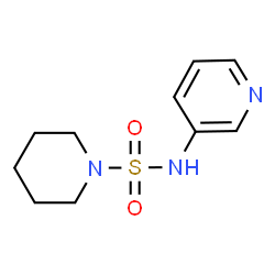 ChemSpider 2D Image | N-(3-Pyridinyl)-1-piperidinesulfonamide | C10H15N3O2S