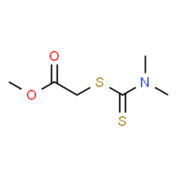 ChemSpider 2D Image | Methyl [(dimethylcarbamothioyl)sulfanyl]acetate | C6H11NO2S2