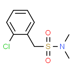 ChemSpider 2D Image | 1-(2-Chlorophenyl)-N,N-dimethylmethanesulfonamide | C9H12ClNO2S