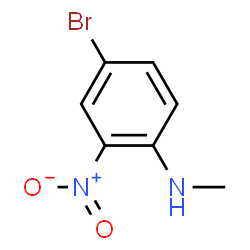 ChemSpider 2D Image | 4-Bromo-N-methyl-2-nitroaniline | C7H7BrN2O2