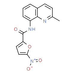 ChemSpider 2D Image | N-(2-Methyl-8-quinolinyl)-5-nitro-2-furamide | C15H11N3O4