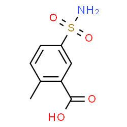 ChemSpider 2D Image | 2-Methyl-5-sulfamoylbenzoic acid | C8H9NO4S