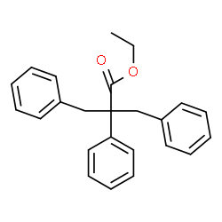ChemSpider 2D Image | Ethyl 2-benzyl-2,3-diphenylpropanoate | C24H24O2