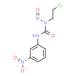 ChemSpider 2D Image | 1-(2-Chloroethyl)-3-(3-nitrophenyl)-1-nitrosourea | C9H9ClN4O4