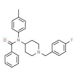 ChemSpider 2D Image | N-[1-(4-Fluorobenzyl)-4-piperidinyl]-N-(4-methylphenyl)benzamide | C26H27FN2O