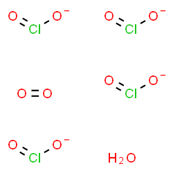 ChemSpider 2D Image | molecular oxygen tetrachlorite hydrate | H2Cl4O11