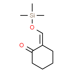 ChemSpider 2D Image | (2Z)-2-{[(Trimethylsilyl)oxy]methylene}cyclohexanone | C10H18O2Si