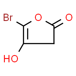 ChemSpider 2D Image | 5-Bromo-4-hydroxy-2(3H)-furanone | C4H3BrO3