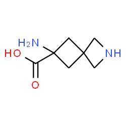 ChemSpider 2D Image | 6-Amino-2-azaspiro[3.3]heptane-6-carboxylic acid | C7H12N2O2