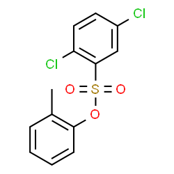 ChemSpider 2D Image | 2-Methylphenyl 2,5-dichlorobenzenesulfonate | C13H10Cl2O3S