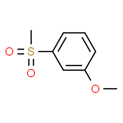 ChemSpider 2D Image | 3-Methoxyphenyl methyl sulfone | C8H10O3S