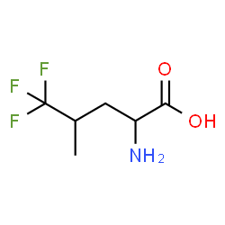 ChemSpider 2D Image | 5,5,5-Trifluoroleucine | C6H10F3NO2