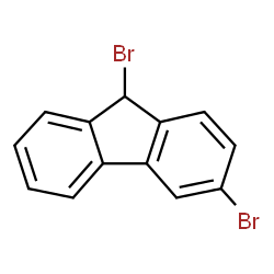ChemSpider 2D Image | 3,9-Dibromo-9H-fluorene | C13H8Br2