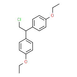 ChemSpider 2D Image | 2-Chloro-1,1-bis(p-ethoxyphenyl)ethane | C18H21ClO2