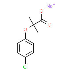 ChemSpider 2D Image | SODIUM CLOFIBRATE | C10H10ClNaO3