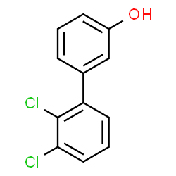 ChemSpider 2D Image | 2',3'-Dichloro-3-biphenylol | C12H8Cl2O