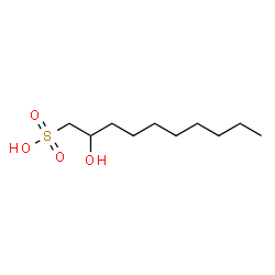 ChemSpider 2D Image | 2-Hydroxy-1-decanesulfonic acid | C10H22O4S