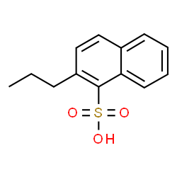 ChemSpider 2D Image | 2-Propyl-1-naphthalenesulfonic acid | C13H14O3S