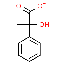 ChemSpider 2D Image | 2-Phenyllactate | C9H9O3