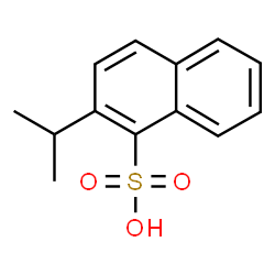 ChemSpider 2D Image | Isopropylnaphthalenesulfonic acid | C13H14O3S