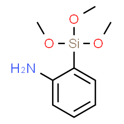 ChemSpider 2D Image | 2-(Trimethoxysilyl)aniline | C9H15NO3Si