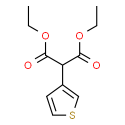 ChemSpider 2D Image | Diethyl 3-thienylmalonate | C11H14O4S