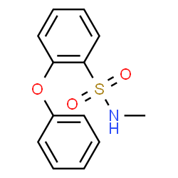 ChemSpider 2D Image | N-Methyl-2-phenoxybenzenesulfonamide | C13H13NO3S