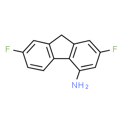 ChemSpider 2D Image | 2,7-Difluoro-9H-fluoren-4-amine | C13H9F2N
