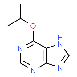 ChemSpider 2D Image | 6-Isopropoxy-1H-purine | C8H10N4O