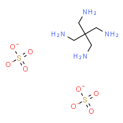 ChemSpider 2D Image | 2,2-bis(aminomethyl)propane-1,3-diamine disulfate | C5H16N4O8S2