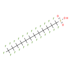 ChemSpider 2D Image | Perfluorododecanesulfonic acid | C12HF25O3S