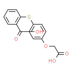ChemSpider 2D Image | 2-[[4-(carboxymethoxy)phenyl]thio]benzoic acid | C15H12O5S