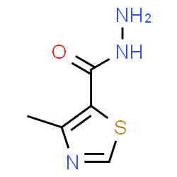 ChemSpider 2D Image | 4-Methyl-1,3-thiazole-5-carbohydrazide | C5H7N3OS