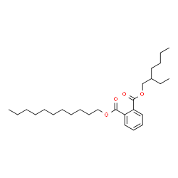 ChemSpider 2D Image | 2-Ethylhexyl undecyl phthalate | C27H44O4