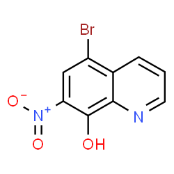 ChemSpider 2D Image | 5-Bromo-7-nitro-8-quinolinol | C9H5BrN2O3