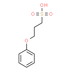 ChemSpider 2D Image | 3-Phenoxy-1-propanesulfonic acid | C9H12O4S