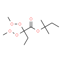 ChemSpider 2D Image | 2-Methyl-2-butanyl 2,2-bis(methylperoxy)butanoate | C11H22O6