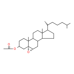 ChemSpider 2D Image | (5alpha,6alpha,8xi,9xi,10xi,13xi,14xi,17xi,20S)-5,6-Epoxycholestan-3-yl acetate | C29H48O3