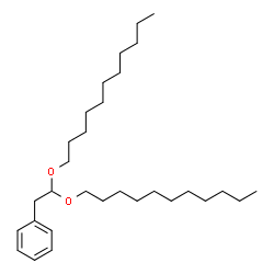 ChemSpider 2D Image | (2,2-Bis(undecyloxy)ethyl)benzene | C30H54O2