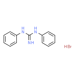 ChemSpider 2D Image | 1,3-Diphenylguanidine hydrobromide (1:1) | C13H14BrN3