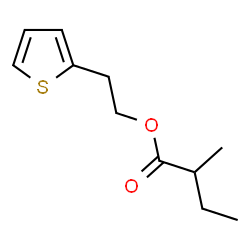 ChemSpider 2D Image | 2-(2-Thienyl)ethyl 2-methylbutanoate | C11H16O2S