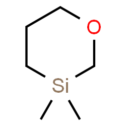 ChemSpider 2D Image | 3,3-Dimethyl-1,3-oxasilinane | C6H14OSi