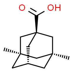 ChemSpider 2D Image | (1r,3R,5S,7r)-3,5-Dimethyl-1-adamantanecarboxylic acid | C13H20O2