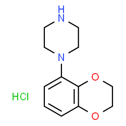 ChemSpider 2D Image | Eltoprazine hydrochloride | C12H17ClN2O2