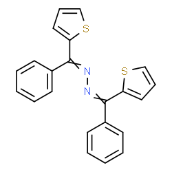 ChemSpider 2D Image | Bis[phenyl(2-thienyl)methylene]hydrazine | C22H16N2S2