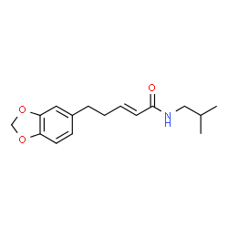 ChemSpider 2D Image | 4,5-Dihydropiperlonguminine | C16H21NO3