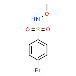 ChemSpider 2D Image | 4-Bromo-N-methoxybenzenesulfonamide | C7H8BrNO3S
