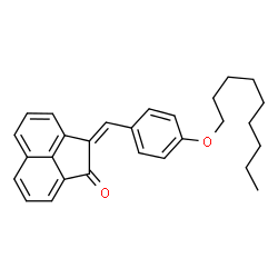 ChemSpider 2D Image | (2Z)-2-[4-(Nonyloxy)benzylidene]-1(2H)-acenaphthylenone | C28H30O2