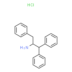 ChemSpider 2D Image | 1,1,3-Triphenyl-2-aminopropane hydrochloride | C21H22ClN