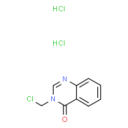ChemSpider 2D Image | 3-(Chloromethyl)-4(3H)-quinazolinone dihydrochloride | C9H9Cl3N2O